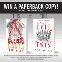 Paperback giveaway for Secret Santa & Evil Twin!