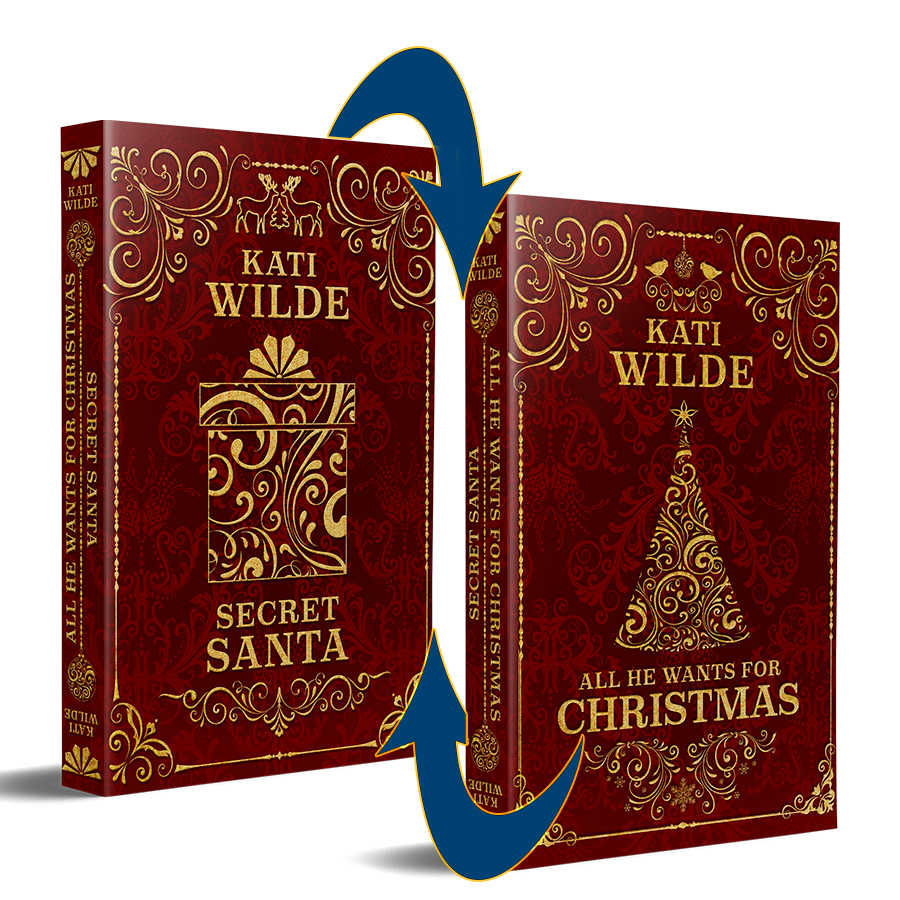Secret Santa is two books in one — just flip it!